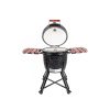 Kamado4u NEO CLASSIC Meater kerámia grill fekete állványos 