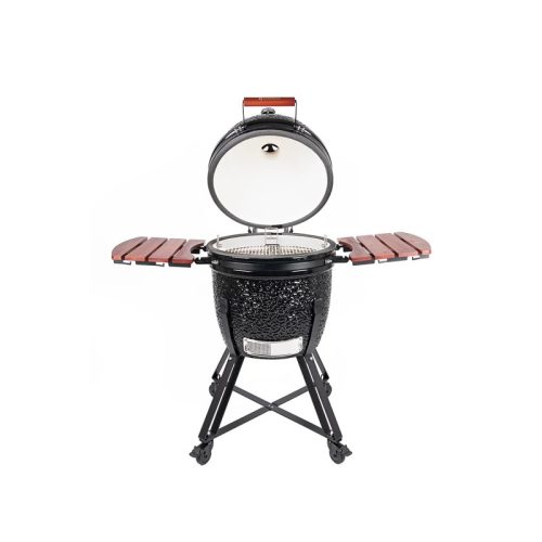 Kamado4u NEO CLASSIC Meater kerámia grill fekete állványos 