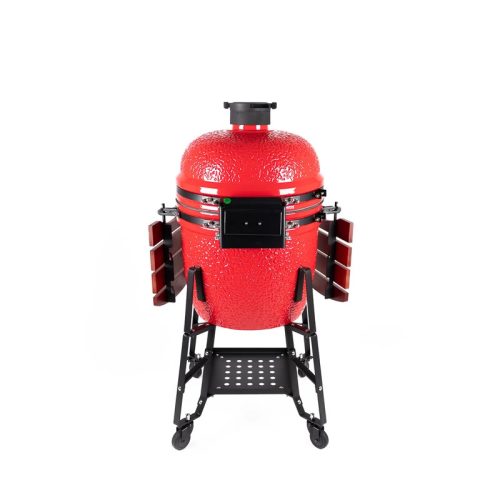 Kamado4u EVO Meater kerámia grill piros állványos 