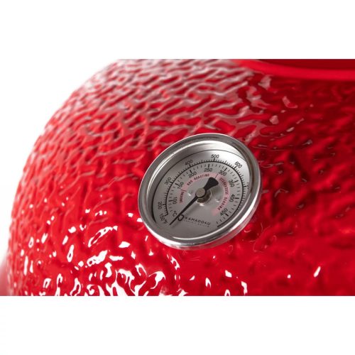 Kamado4u EVO Meater kerámia grill piros állványos 