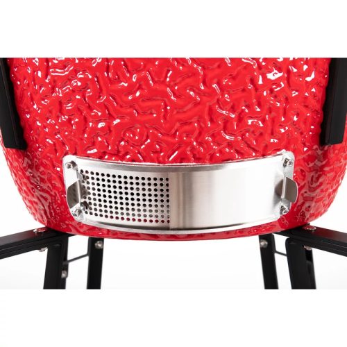 Kamado4u EVO Meater kerámia grill piros állványos 